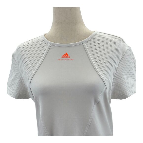 ADIDAS STELLA MCCARTNEY Sz 44 Large Barricade Keyhole Back Workout Running Top - Picture 2 of 12